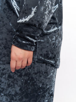 Бархатный костюм KO33511GRN12