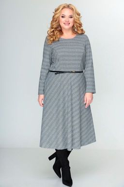 Блуза Swallow 803.2 черный+серебряный узор фото 323