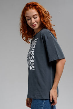 8506/1 Футболка женская оверсайз - Натали фото 44