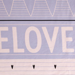 Постельное бельё Этель 1.5 сп Violet love 143*215 см, 150*214 см, 70*70 см - 2 шт, бязь 125 г/м2  фото 4