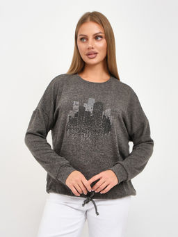 Джемпер женский Келли-2 серый