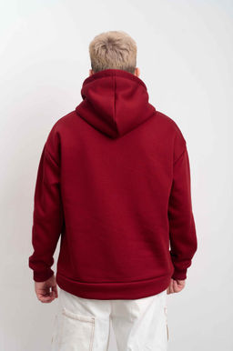 Худи мужское с капюшоном "MARI EL" бордо