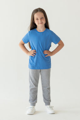 Футболка детская голубая