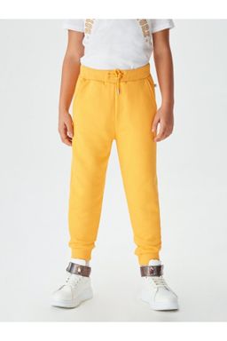 Компрессионный желтый спортивный костюм с эластичной талией 031222871660380