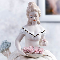 Статуэтка Дама с цветами 23 см / HP3156 /уп 18/ - Галеонтрейд фото 9