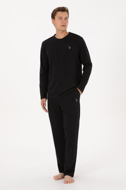 Erkek Siyah Pijama Tak_m_