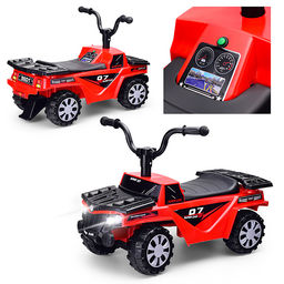 Каталка детская "Квадрик" (цвет красный)