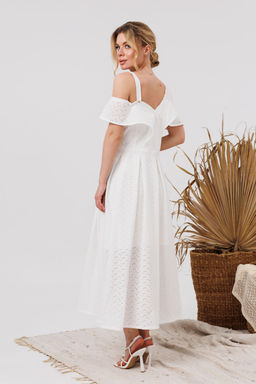 Платье AMORI 9854 молоко  фото 3