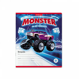 Цена за 200 шт. Тетрадь школьная ученическая ErichKrause Monster Car, 18 листов, клетка (в плёнке по 10 шт.)  фото 6