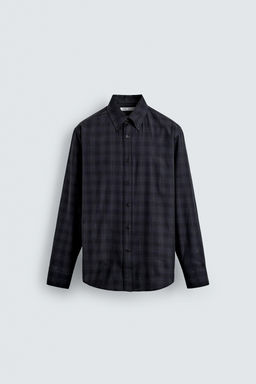 REGULAR FIT CHECK SHIRT - Zara фото 8