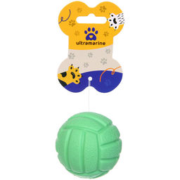 Цена за 4 шт. Игрушка - мячик для собак средних, мелких и крупных пород "ИГРУЛИК для Бро", цвет зеленый, d-6см (лейбл)