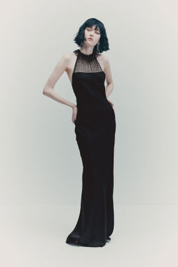 Vestido con capa de malla - H&m фото 3