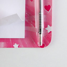 Цена за 2 шт. Блокнот и мини ручка С 8 Марта. Зайка