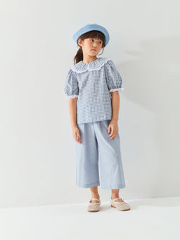 Панама из легкого джинса "Светло-голубая"