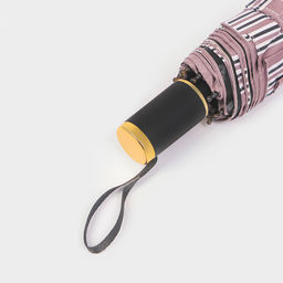 Зонт механический Линии, эпонж, 3 сложения, 8 спиц, R = 47 см, цвет МИКС - Simaland фото 11