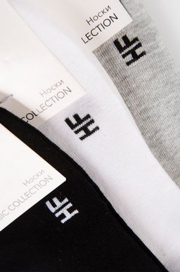 Высокие спортивные носки, набор 3 пары Happy Fox  фото 5