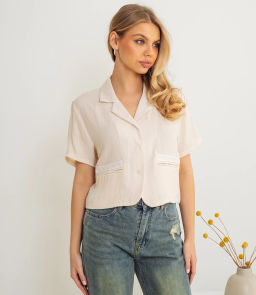 Пиджак #КТ9098, светло-бежевый