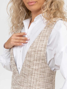 Сарафан женский, цвет белый