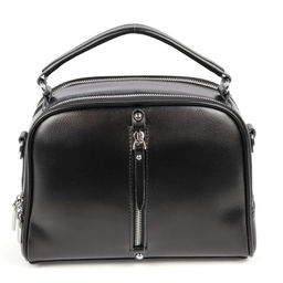 Женская кожаная сумка 77-220 Блек - Cidirro фото 2