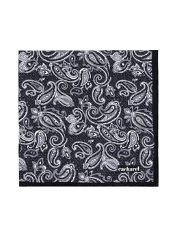 Черный шелковый платок