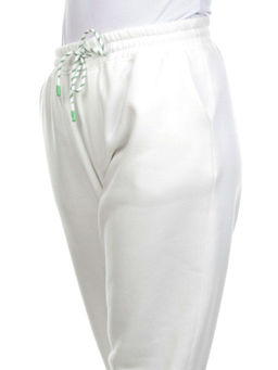M053 WHITE Брюки спортивные женские на флисе (100% хлопок) 7986 - Fashion фото 4