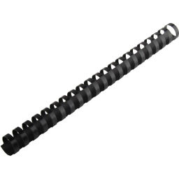 Пружины для переплета пластиковые Attache Economy 22мм черные 50шт/уп