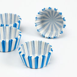 Формы для выпечки и упаковки конфет бумажная UPAK LAND «Калейдоскоп», набор 300 шт., 3.5×2 см, одноразовые, синие