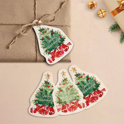 Цена за 20 шт. Шильдик на подарок Новый год «Уютных моментов», 6×9 см