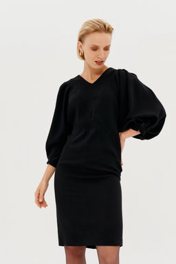 Платье миди Boloria (Цвет: Черный) - Morozov Amavie фото 2