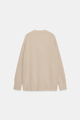 100% WOOL OVERSIZE JUMPER - Zara фото 7