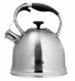 Чайник LARA (зеркальный) 3,3л, индукционное капсулированное дно, свисток с кноп. мех. (LR00-75)