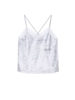 CONTE Велюровый топ для дома VELVET LOUNGEWEAR LHW 1008 steel grey