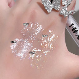 Dikalu Набор жидких теней для век, 4 оттенка - Sadoer фото 6