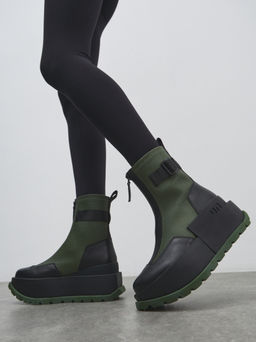 Женские ботинки UNITED NUDE Roko Bootie II Артикул 4638860, зеленый
