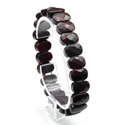 Браслет граненый 14*7мм из нефрита байкальского - Радуга камня фото 14