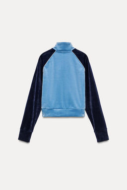 EMBROIDERED VELVET JACKET - Zara фото 4