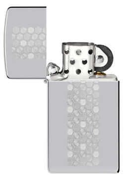 Зажигалка ZIPPO узкая Медовые соты | Slim® Honeycomb 46270
