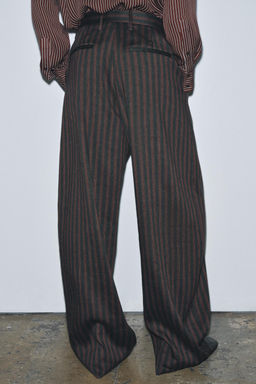 ZW COLLECTION STRIPED TROUSERS - Zara фото 3