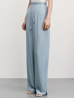 Широкие брюки из фактурной вискозы / Zarina  фото 3