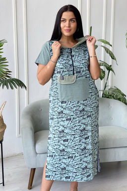 Платье Натали хлопок с капюшоном  фото 3