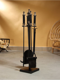 Каминный набор Огонёк сталь, 4 предмета, 15х15х64 см - Simaland фото 2