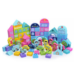 Трек с паровозом и фигурками в коробке - Щепочка фото 4