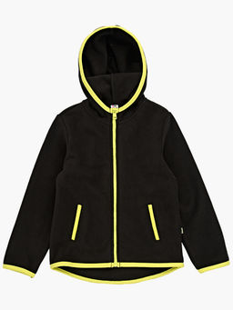 Флисовая толстовка для девочки UD 7725 черный/неон - Mini maxi фото 4