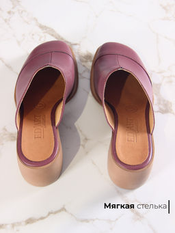 Сабо 5132.23663br.Гнилая вишня+коричневый