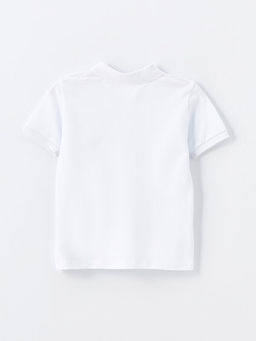 Polo Yaka Basic K?sa Kollu Erkek Bebek Ti??rt 2li - Waikiki фото 3