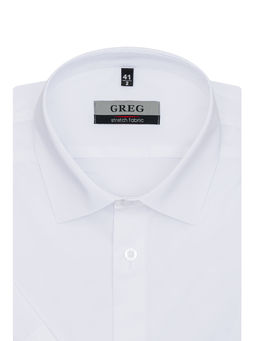 Сорочка мужская короткий рукав GREG 100/208/0185/ZVN STRETCH  фото 2