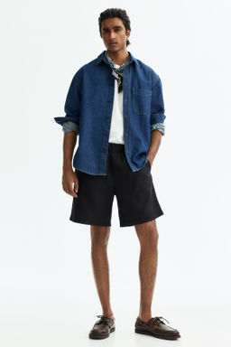 Pantal?n corto de lino Relaxed Fit - H&m фото 5