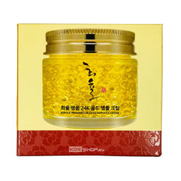 Крем для лица премиум ампульный Хи Юль с 24К золотом Heeyul Premium 24K Gold Ampoule Cream Lebelage, Корея, 70 мл Акция