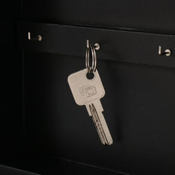 Ключница настенная Горы. Закат, дерево, 6 крючков, 6?22?30 см