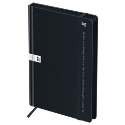 Ежедневник BG 2027г. А5 176л. тв. обл. "Monochrome. Black" (DdA5_68147) черный, soft-touch